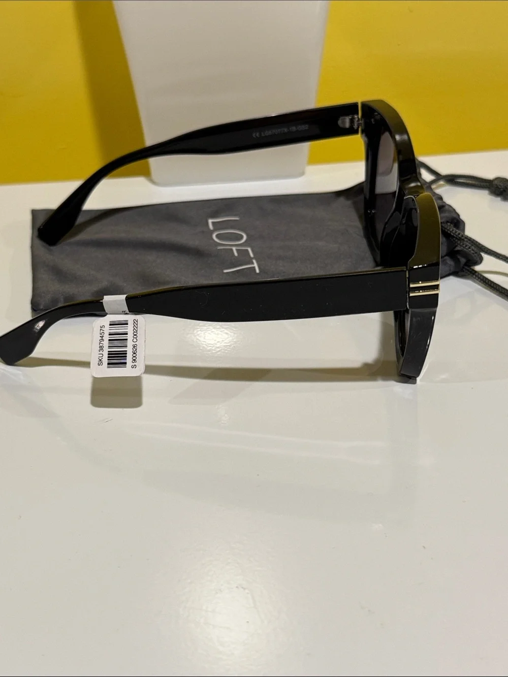 NWT Loft sharp square sunglasses.